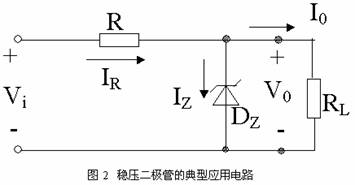 稳压(齐纳)二极管的典型应用电路